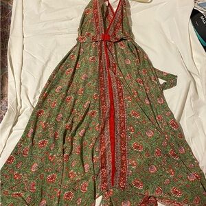 Earthbound sleek handkerchief dress SZ M